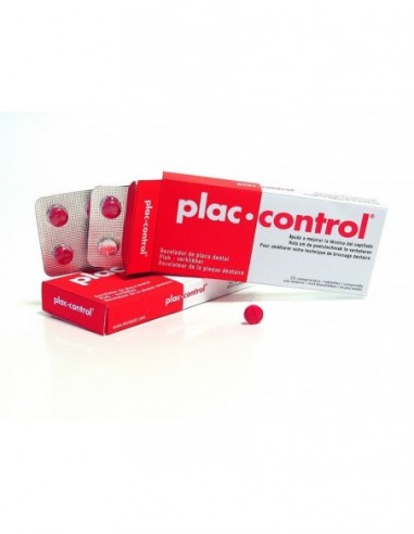 Plac Control Comprimidos Revelador Placa Dental 20 Comprimidos