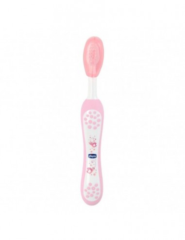 Cepillo Dental Infantil Chicco Rosa 6 M+