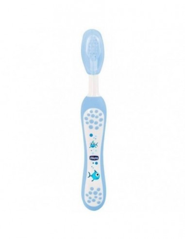 Cepillo Dental Infantil Chicco Azul 6 M+