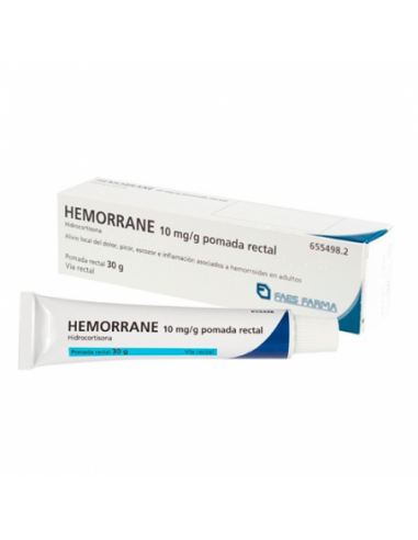 Hemorrane 10 Mg/G Pomada Rectal 1 Tubo 30 G