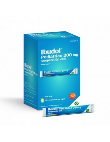 Ibudol Pediatrico 200 Mg 20 Sobres Suspension Oral 10 Ml