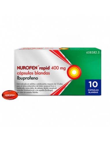 Nurofen Rapid 400 Mg 10 Capsulas Blandas