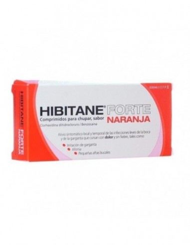 Hibitane 5 Mg/5 Mg 20 Comprimidos Para Chupar (Sabor Naranja)