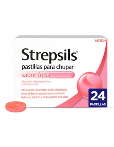 Strepsils 24 Pastillas Para Chupar... Strepsils 24 Pastillas Para Chupar...