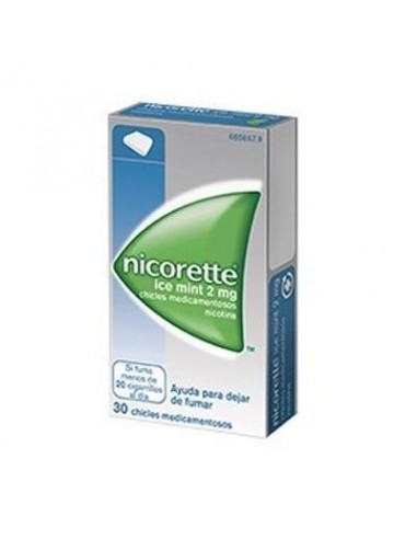 Nicorette Ice Mint 2 Mg 30 Chicles Medicamentosos