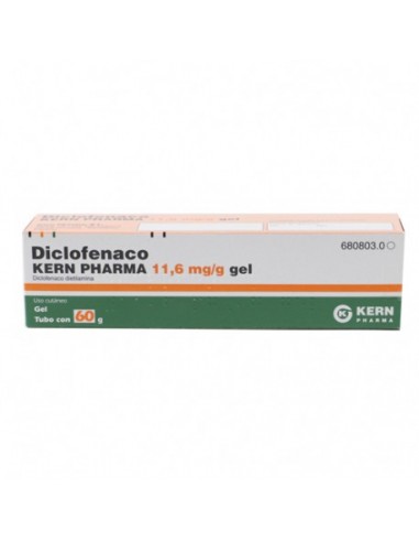 DICLOFENACO KERN PHARMA 11,6 MG/G GEL CUTANEO 1 TUBO 60 G