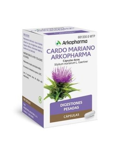 Cardo Mariano Arkopharma 300 Mg 100 Capsulas