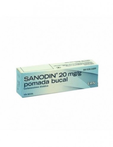 Sanodin 20 Mg/G Pomada Bucal 1 Tubo 15 G