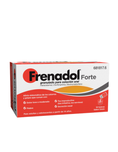 Frenadol Forte 10 Sobres Granulado Para Solucion Oral