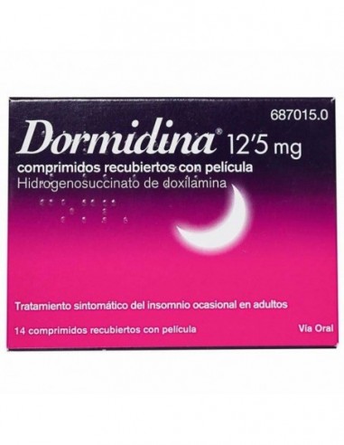 Dormidina 12,5 Mg 14 Comprimidos Recubiertos