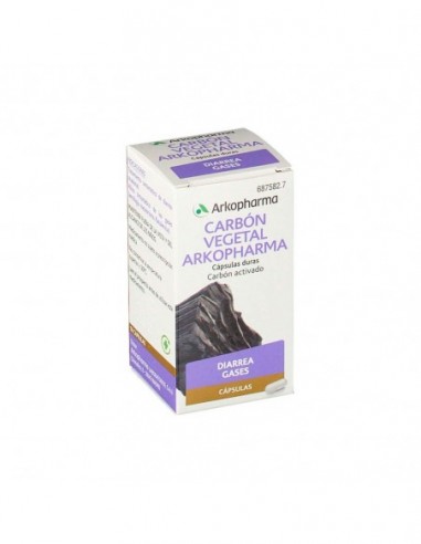 Arkocapsulas Carbon Vegetal 225 Mg 50 Capsulas