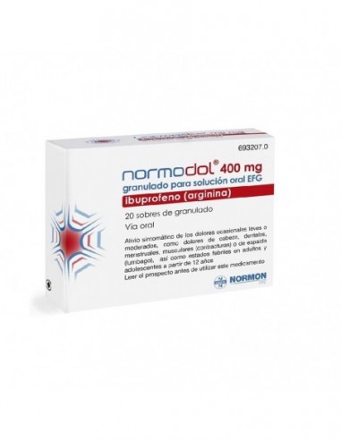 DIFENADOL RAPID EFG 400 mg 20 SOBRES GRANULADO PARA SOLUCION ORAL