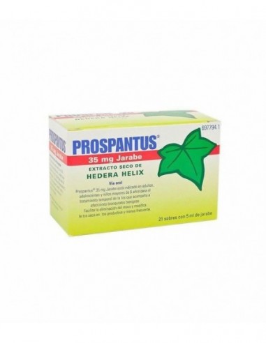 Prospantus 35 Mg 21 Sobres Jarabe 5 Ml