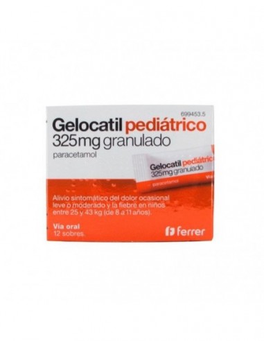 Gelocatil 325 Mg 12 Sobres Granulado Oral