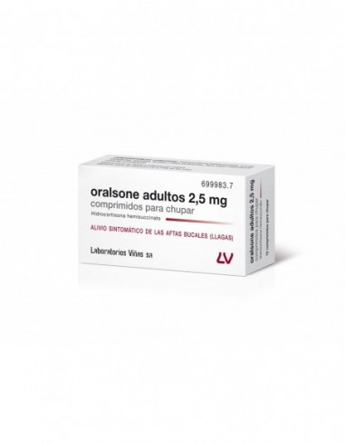 Oralsone Adultos 2,5 Mg 12 Comprimidos Para Chupar