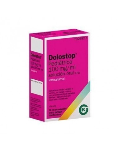 Dolostop Pediatrico 100 Mg/Ml Solucion Oral 1 Frasco 60 Ml