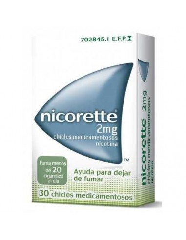 Nicorette 2 Mg 30 Chicles Medicamentosos