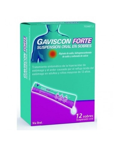 Gaviscon Forte 12 Sobres Suspension Oral 10 Ml