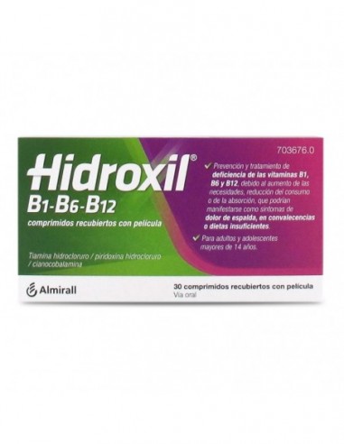 Hidroxil B1-B6-B12 30 Comprimidos Recubiertos