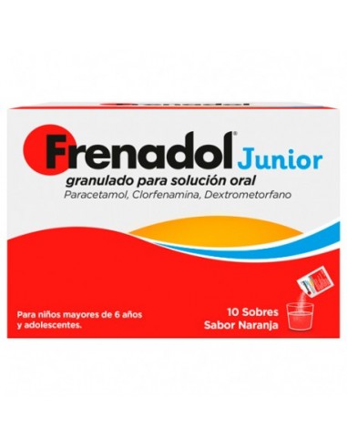 Frenadol Junior 10 Sobres Granulado Para Solucion Oral