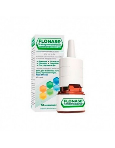 Flonase 50 Microgramos/Pulverizacion Suspension Para Pulverizacion Nasal 60 Pulverizaciones