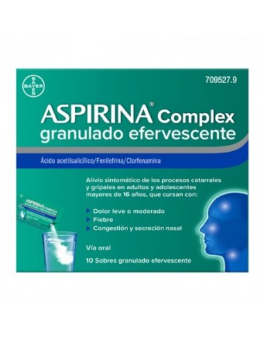 Aspirina Complex 10 Sobres Granulado Efervescente