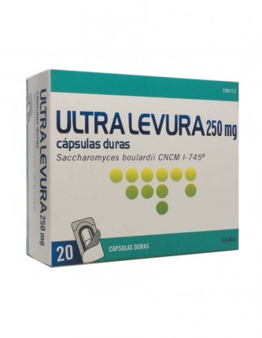 Ultra-Levura 250 Mg 20 Capsulas (Blister)