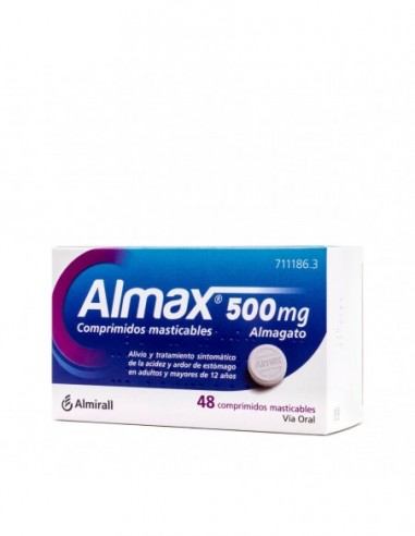 Almax 500 Mg 48 Comprimidos Masticables