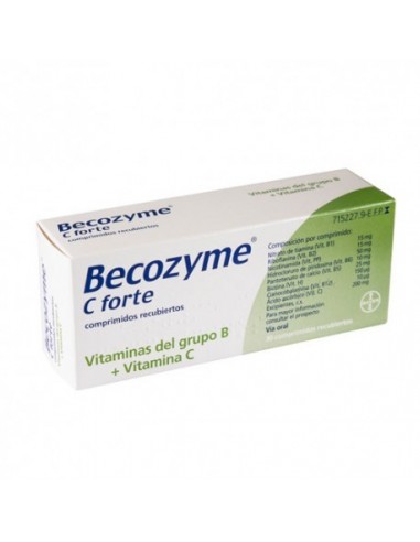 Becozyme C Forte 30 Comprimidos Recubiertos