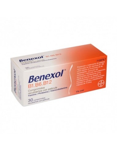 Benexol B1-B6-B12 30 Comprimidos Recubiertos