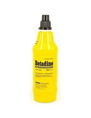 Betadine 100 Mg/Ml Solucion Cutanea 1 Frasco 500 Ml