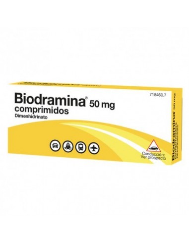 Biodramina 50 Mg 4 Comprimidos Biodramina 50 Mg 4 Comprimidos