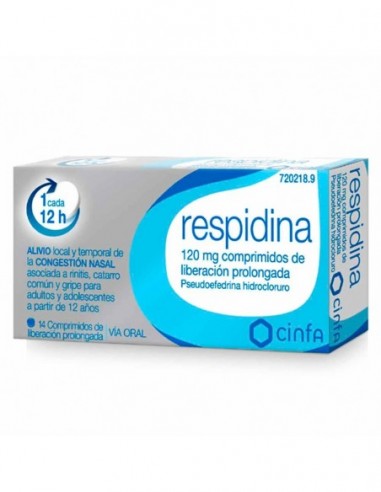 Respidina 120 Mg 14 Comprimidos Liberacion Prolongada