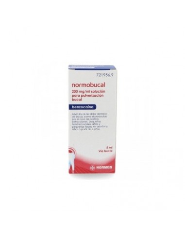 Normobucal 200 Mg/Ml Solucion Para Pulverizacion Bucal 1 Frasco 5 Ml