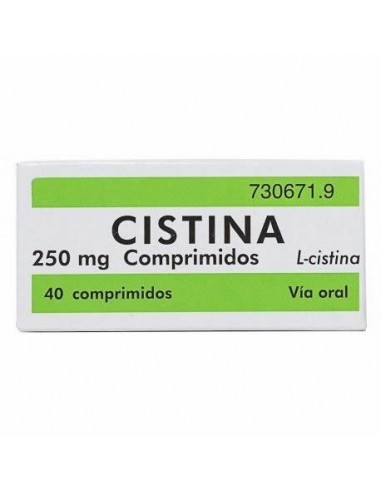 Cistina 250 Mg 40 Comprimidos