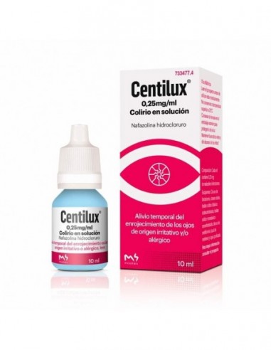 Centilux 0,25 Mg/Ml Colirio En Solucion 1 Frasco 10 Ml