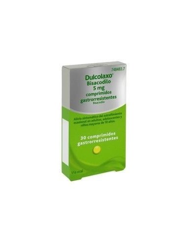 Dulcolaxo Bisacodilo 5 Mg 30 Comprimidos Gastrorresistentes