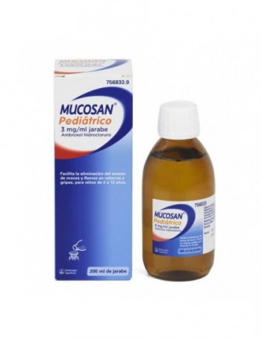 Mucosan Pediatrico 3 Mg/Ml Jarabe 1 Frasco 200 Ml