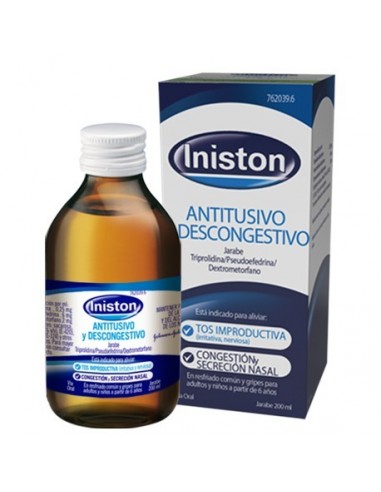 Iniston Tos Y Congestion Jarabe 1 Frasco 200 Ml