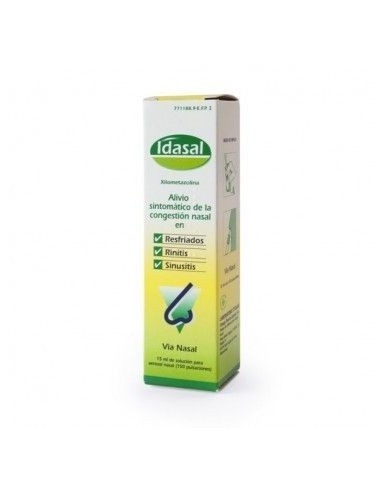 Idasal 1 Mg/Ml Solucion Para Pulverizacion Nasal 1 Frasco 15 Ml