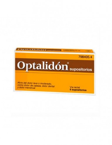 Optalidon 500 Mg/75 Mg 6 Supositorios