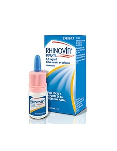 RHINOVIN KIDS 0,5 mg/ml GOTAS NASALES EN SOLUCION 1 FRASCO 10 ml