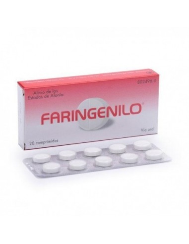 Faringenilo 20 Comprimidos Para Chupar