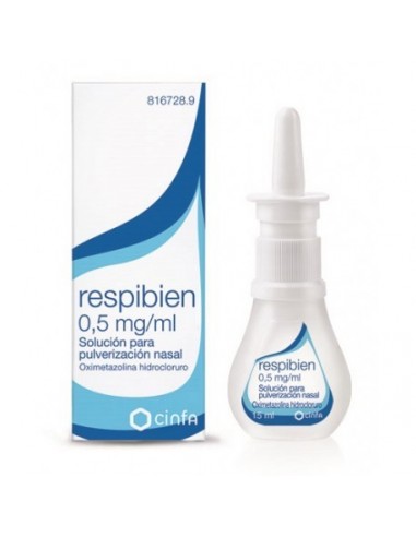 Respibien 0,5 Mg/Ml Solucion Para Pulverizacion Nasal 1 Frasco 15 Ml