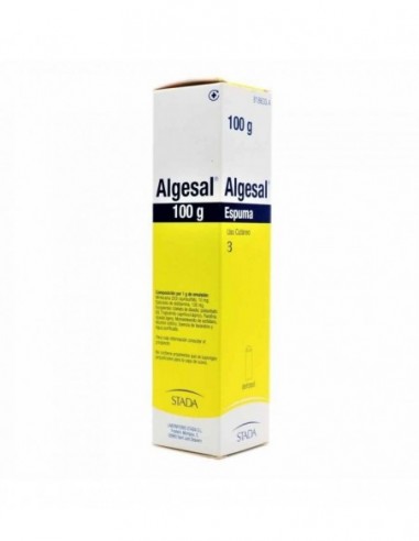 Algesal 100 Mg/G + 10 Mg/G Espuma Cutanea 1 Envase A Presion 100 G