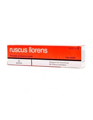 Ruscus Llorens Pomada Rectal 1 Tubo 30 G