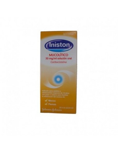 Iniston Mucolitico 50 Mg/Ml Solucion Oral 1 Frasco 200 Ml