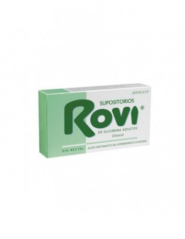 Supositorios De Glicerina Rovi Adultos 3,36 G 12 Supositorios