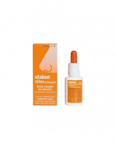 Utabon Niños 0,25 Mg/Ml Gotas Nasales En Solucion 1 Frasco 15 Ml