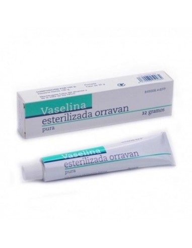 Vaselina Esterilizada Pura Orravan Pomada 1 Tubo 32 G